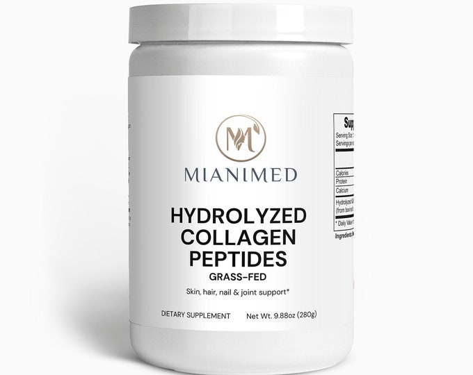 MIANIMED Premium Supplement - Grass-Fed Hydrolyzed Collagen Peptides