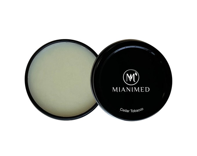 MIANIMED Premium Skincare - Cedar Tobacco Solid Cologne - Cedar Tobacco