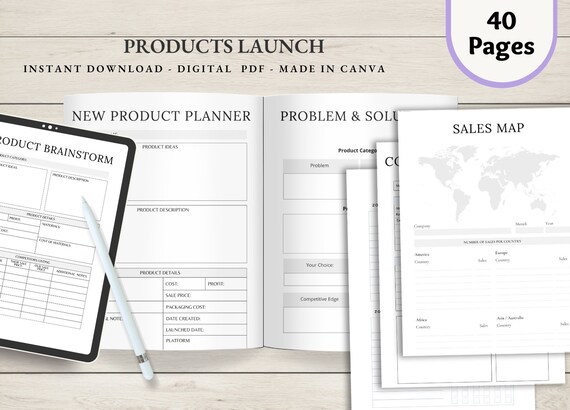 Product Launch Planner, Product Marketing, Course Marketing Plan, Course Launch Planner, Promotion, Launch Timeline, Product Launch Strategy