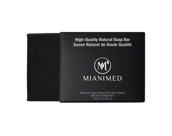 MIANIMED Premium Skincare - Natural Charcoal Lather Soap