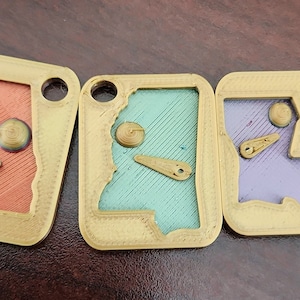 Pinball State Keychains
