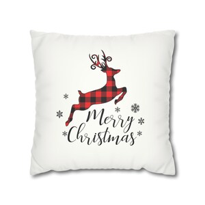 Faux Suede Square Pillow Case