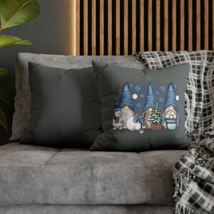Faux Suede Square Pillow Case