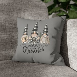 Faux Suede Square Pillow Case