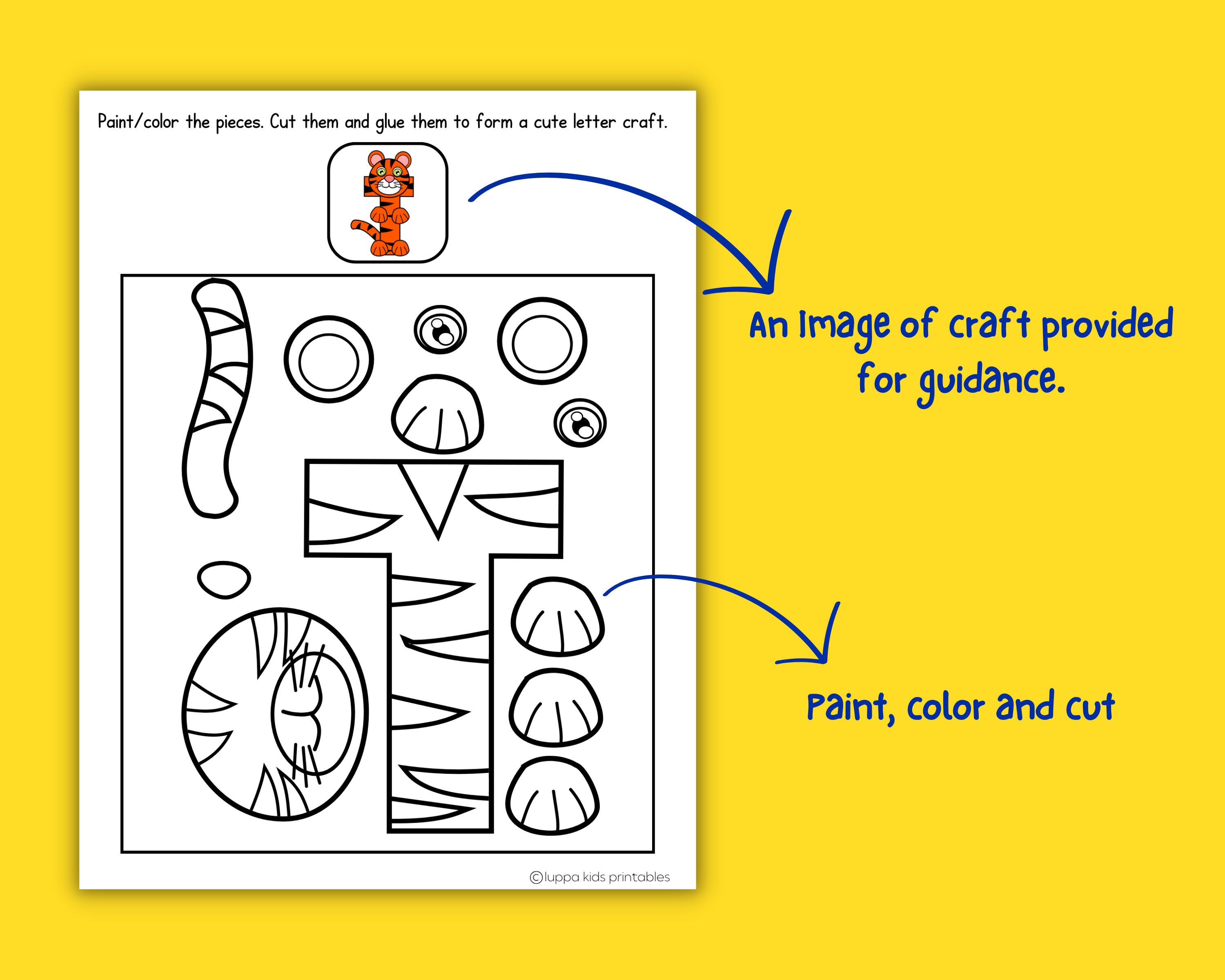 letter a crafts for preschoolers – Image 11