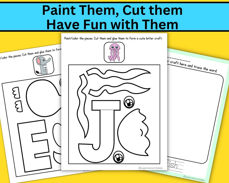 Letter Crafts for Preschoolers, Alphabet Letters, Alphabet Activities, Alphabet Crafts for Kindergartners image 3