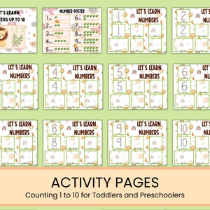 Montessori Counting Activity for Toddlers | Learn to Count | Numbers 1 ...