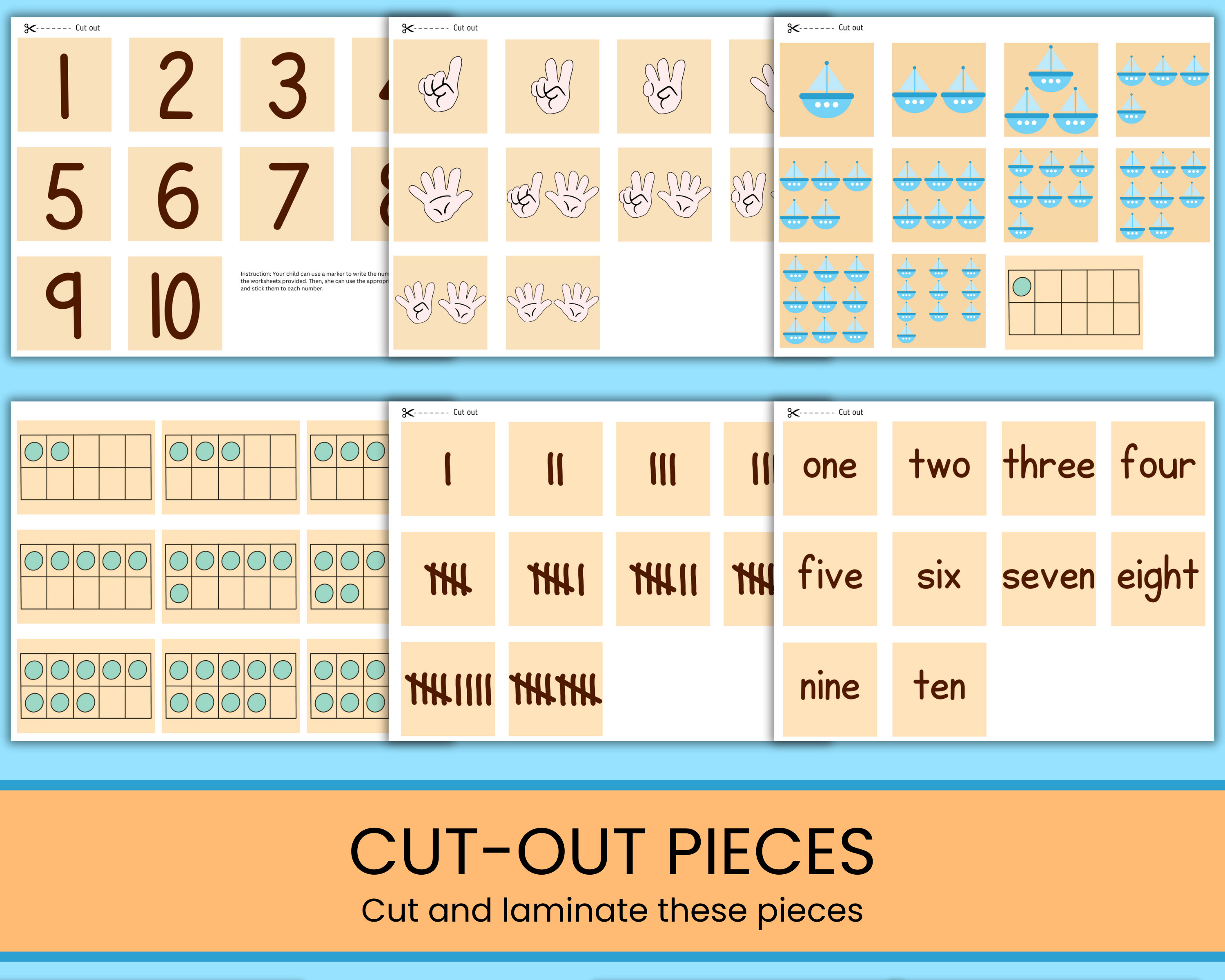 Montessori Counting Activity for Toddlers | Learn to Count | Numbers 1 ...