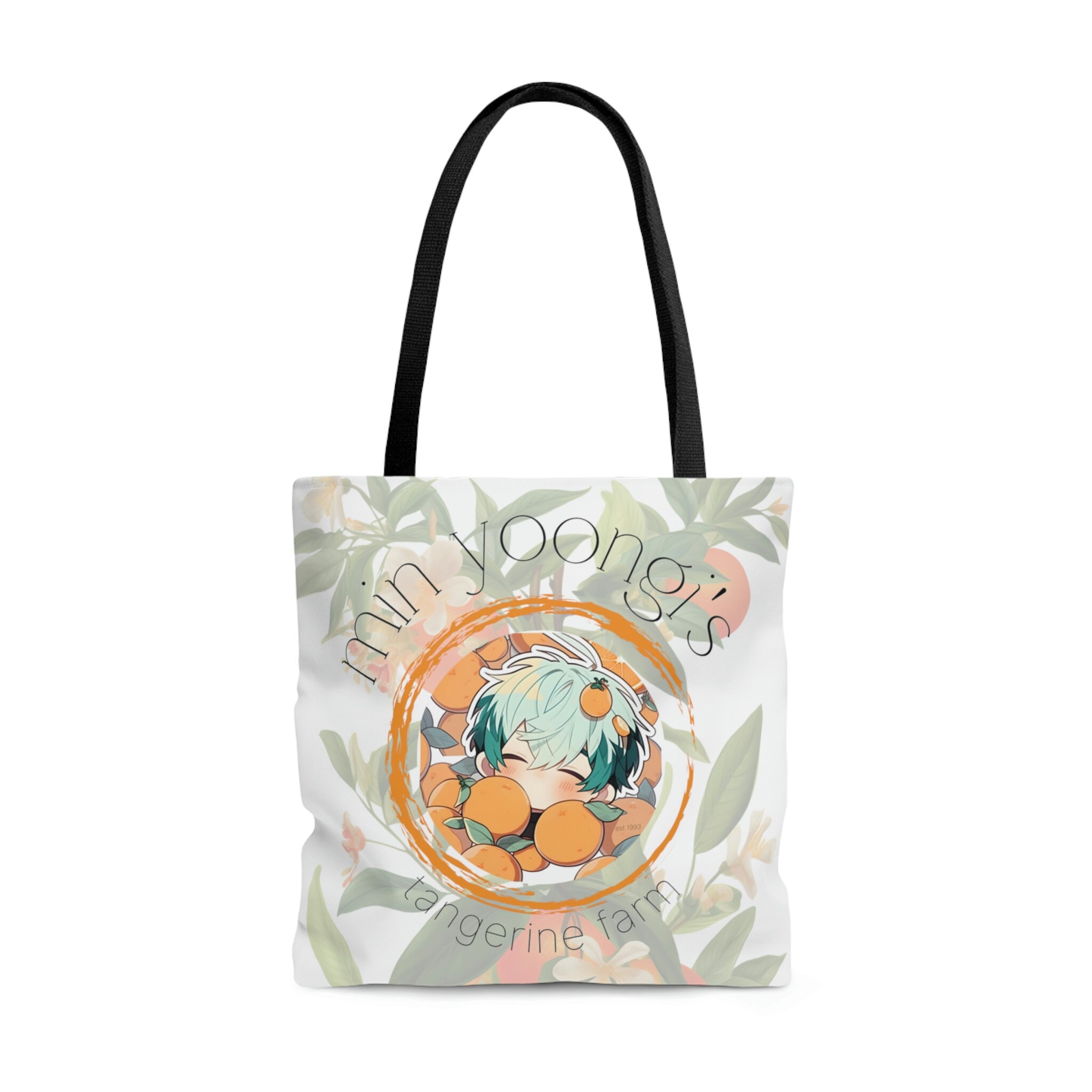Monkey Trapeze Trellis Tote Bag, Tangerine