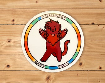 Baby Gay Furry LGBT Sticker
