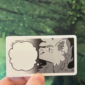 Gay Gedachten LGBT Furry Matte Sticker | Lesbische Gay Pride Queer Lgbtqia+ Fursona