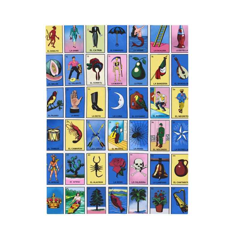 Loteria Soft Throw Blanket image 2