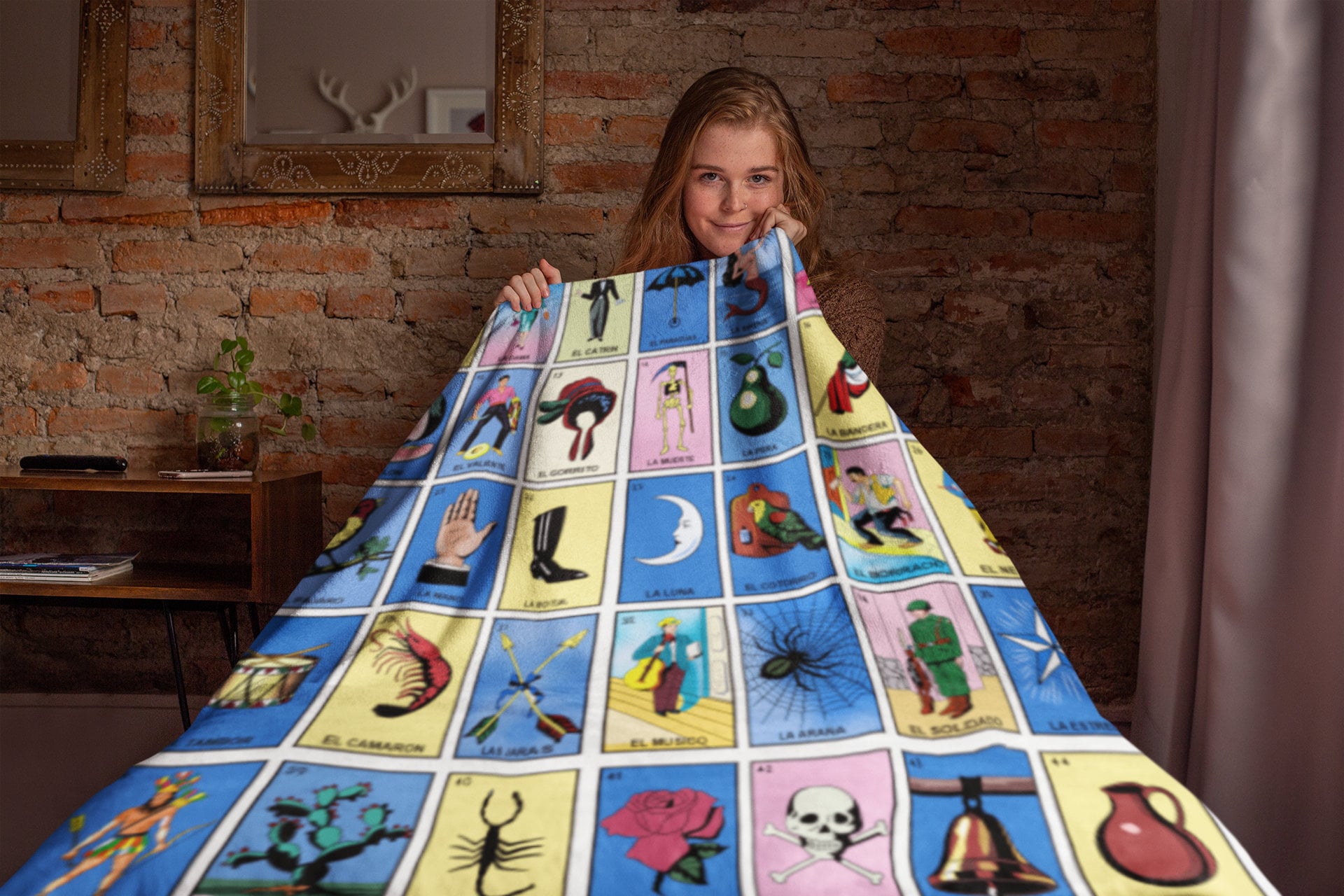 Loteria Soft Throw Blanket Etsy