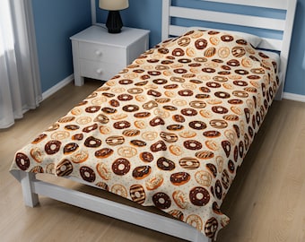 Donuts Themed Soft Blanket