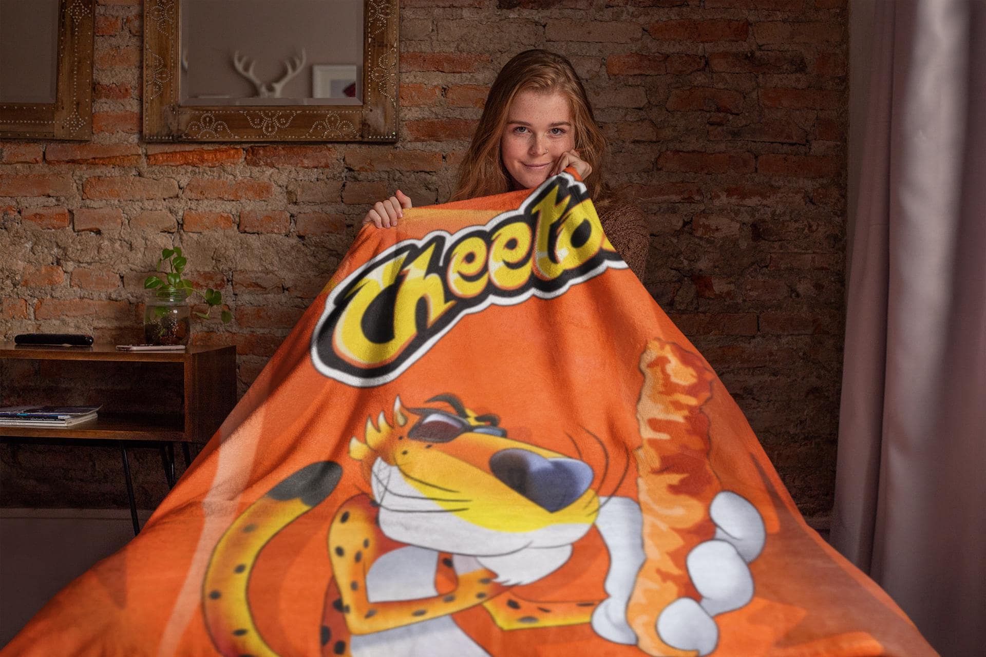 Cheese Cheetos Themed Soft Throw Blanket Etsy