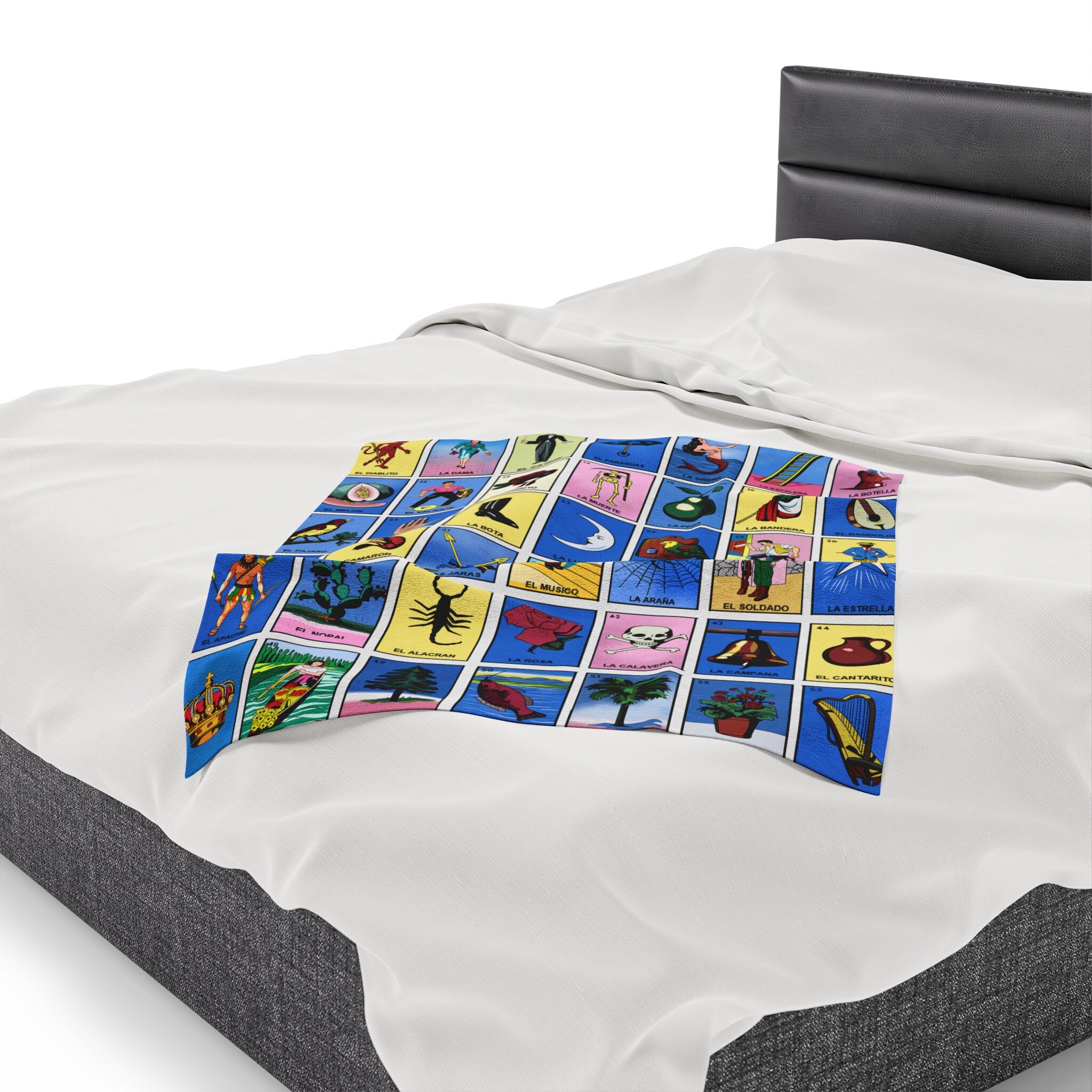 Loteria Soft Throw Blanket Etsy