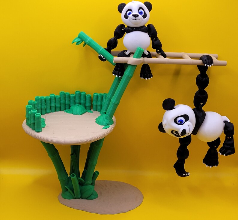 Flexi Panda Fidget Toy 3D Printed Panda Gift Kids Trendy - Etsy