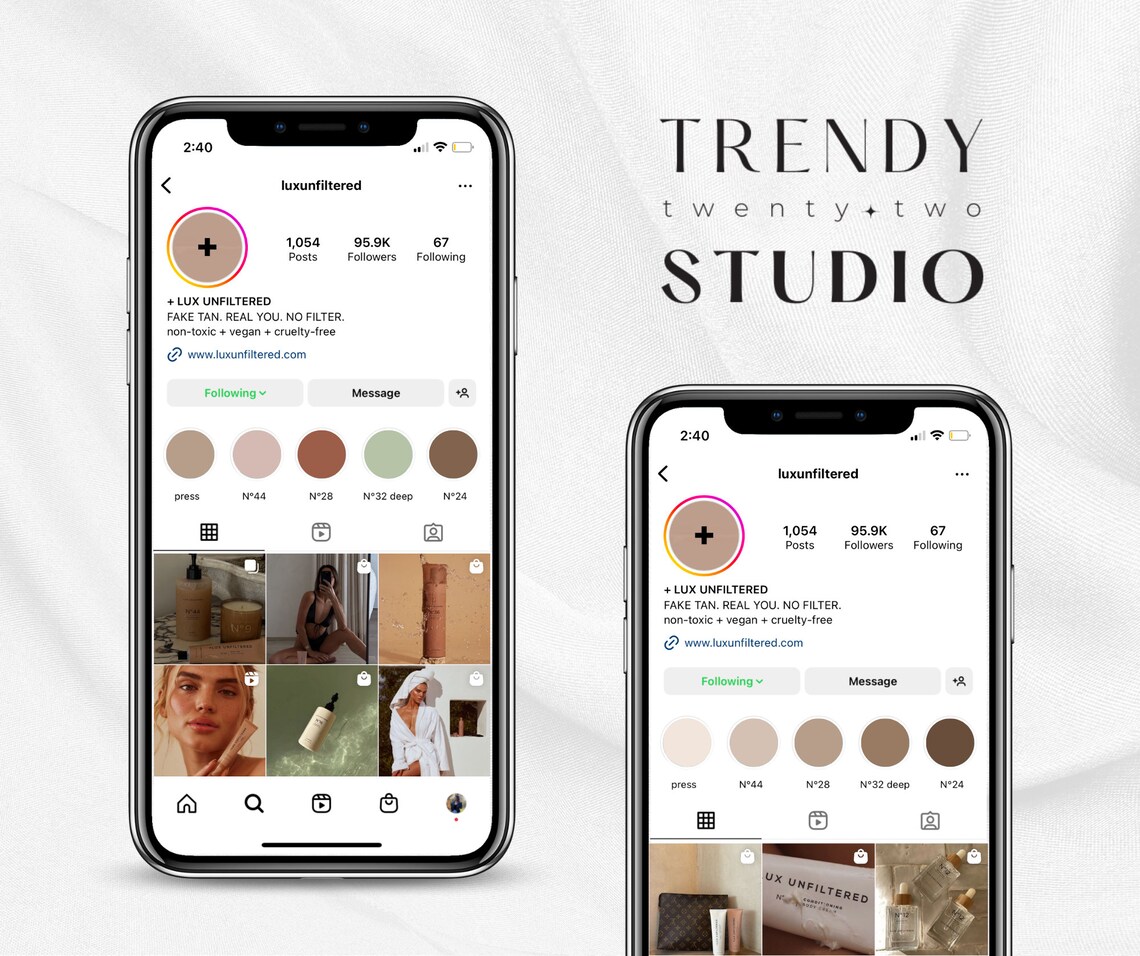 24 Earth Tones Instagram Highlight Covers | Earthy Neutral Insta Story ...