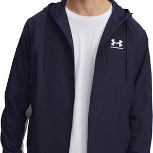 Under Armour Men&#39;s Rain Jacket - Waterproof Lightweight Hooded Windbreaker, Outerwear Jacket for Golf, Hiking and Outdoor (S-4XL)