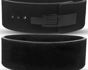 Cinturón de levantamiento de pesas con palanca, soporte para la espalda