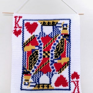 MODÈLE PDF : Tapisserie au crochet King Card - Tenture murale