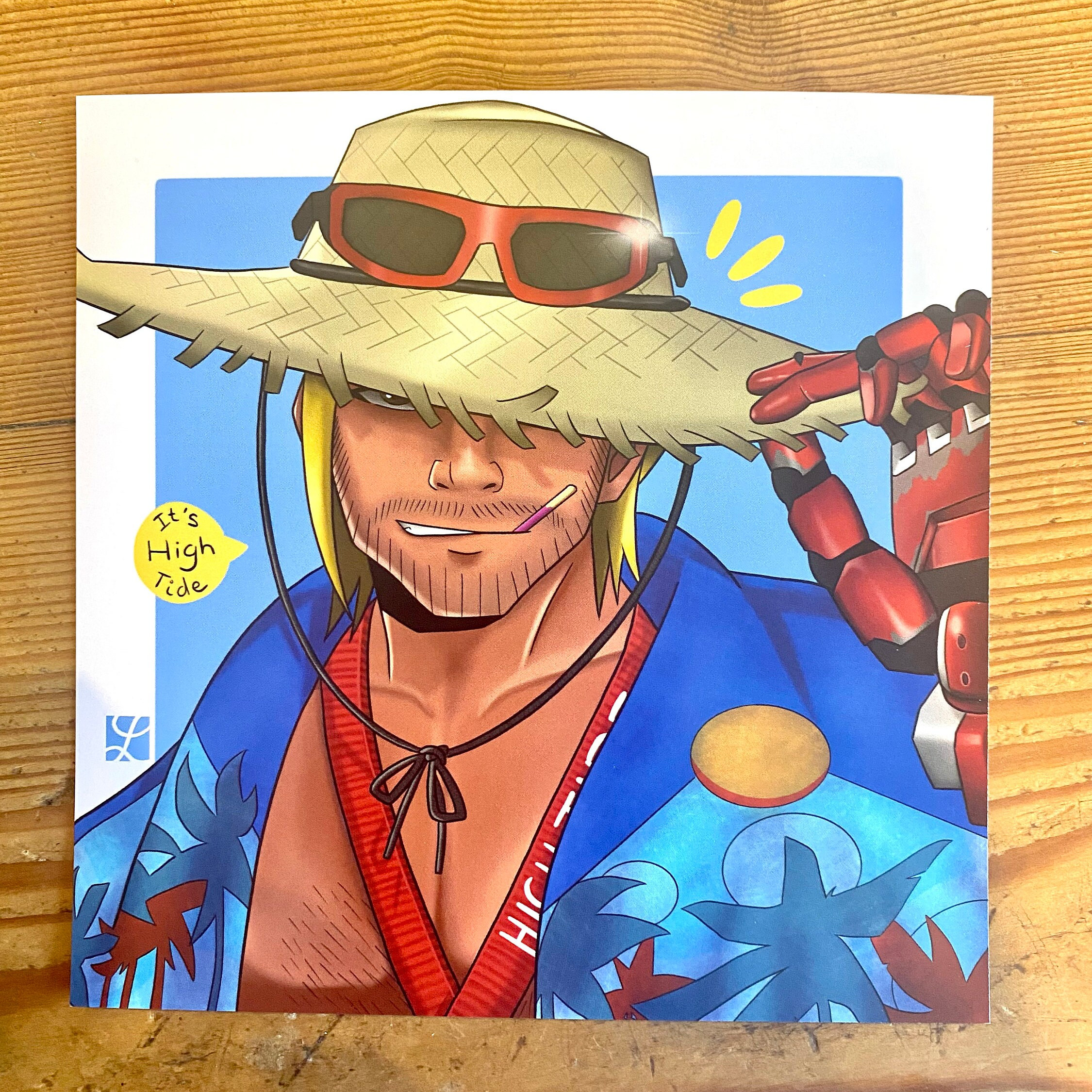 Mccree/cassidy Overwatch Art Print - 15 X 15 Cm - Etsy