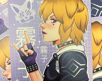 Kiriko Overwatch kunstprint 12,5x15 cm
