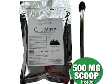 Pure Creatine Monohydrate Micronized Powder – Junkless Nutrition