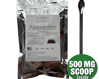 Astaxanthin Powder 5% Extract - Natural Red Algae Supplement