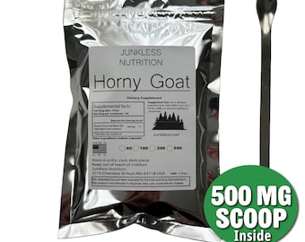 100% Pure Horny Goat Weed Powder Supplement - Natural Herb for men and women