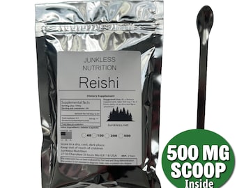 Organic Reishi Mushroom Powder 10:1 Extract – Natural Wellness Supplement