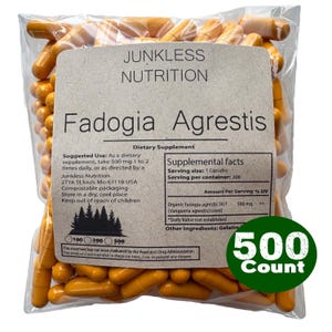 100% Pure Fadogia Agrestis Root 50:1 Capsule Extract 500mg - Natural Herbal Supplements