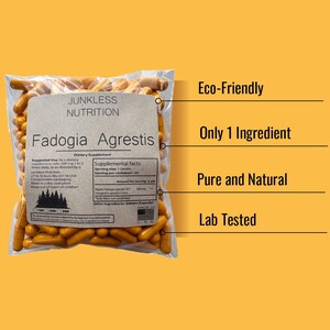100% Pure Fadogia Agrestis Root 50:1 Capsule Extract 500mg - Natural Herbal Supplements image 3