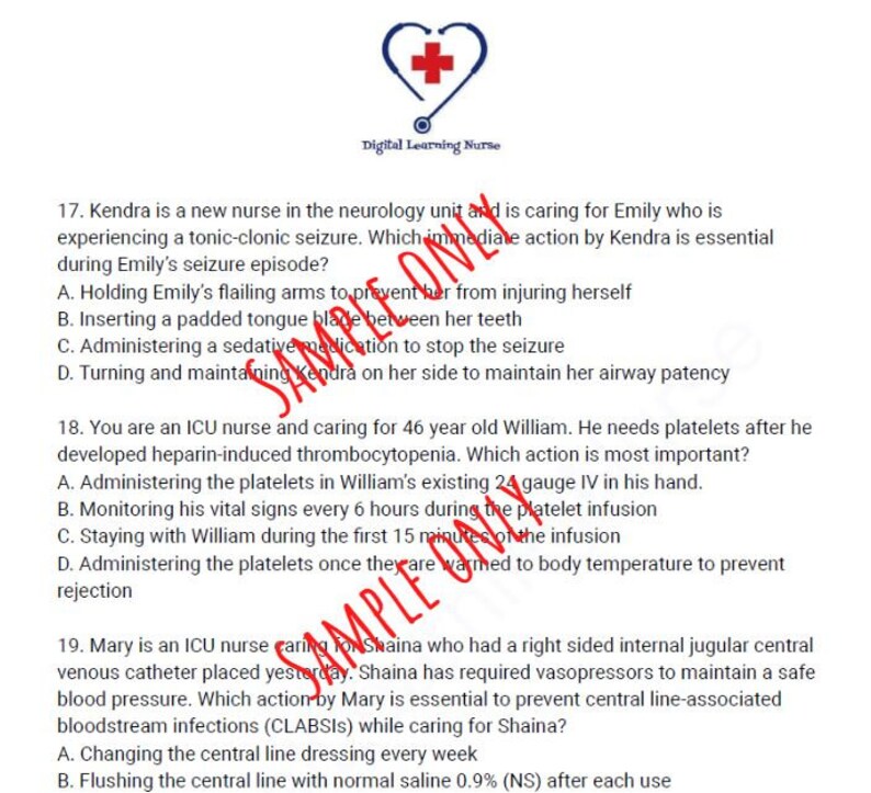 Next Generation NCLEX NGN Practice Questions Answers & Rationale Review