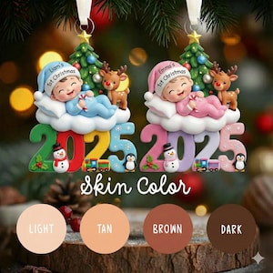 Babys First Christmas 2017 - Etsy