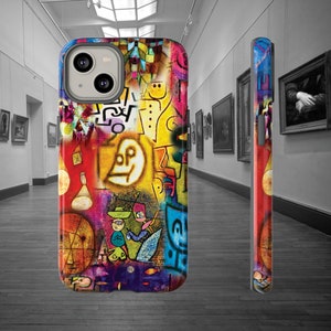 Paul Klee Phone Case iphone 14 13 12 11 Samsung Galaxy S23 S22 S21 S20 S10 Google Pixel 7 6 5 Art Modern Abstract