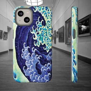 Hokusai Waves Phone Case iphone 14 13 12 11 Samsung Galaxy S23 S22 S21 S20 S10 Google Pixel 7 6 5 Art japonais