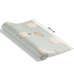 Silly Goose Removable Wallpaper, Vintage Animals Nursery Peel and Stick ...