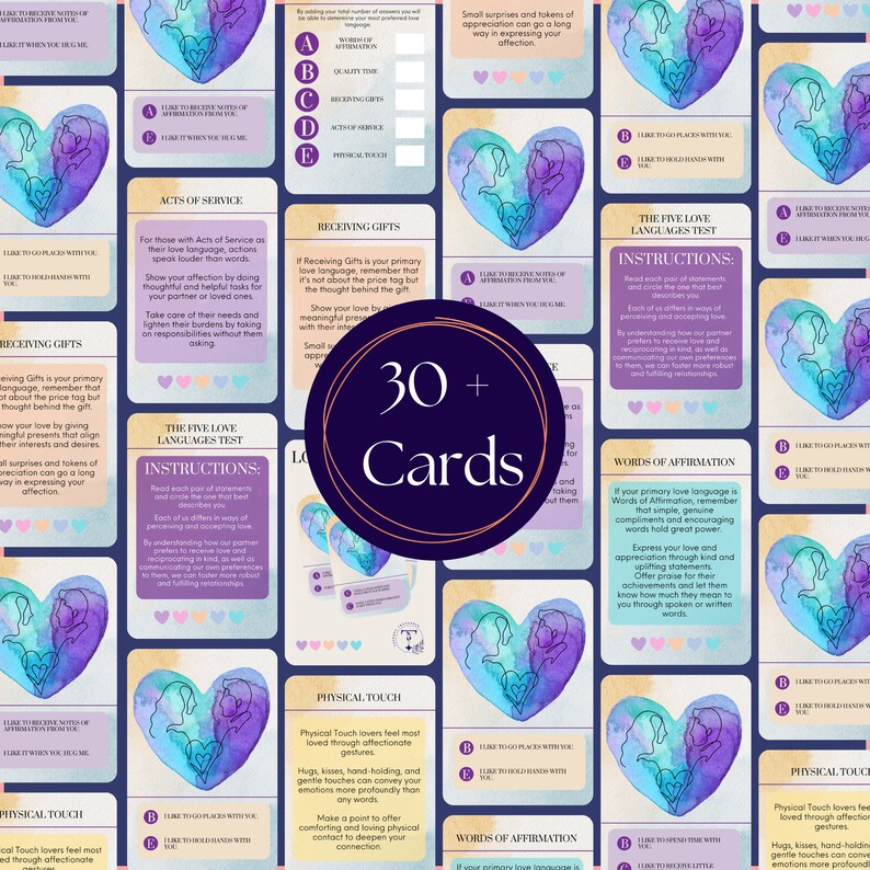 Love Languages Flashcard Quiz, Discover Your Love Language