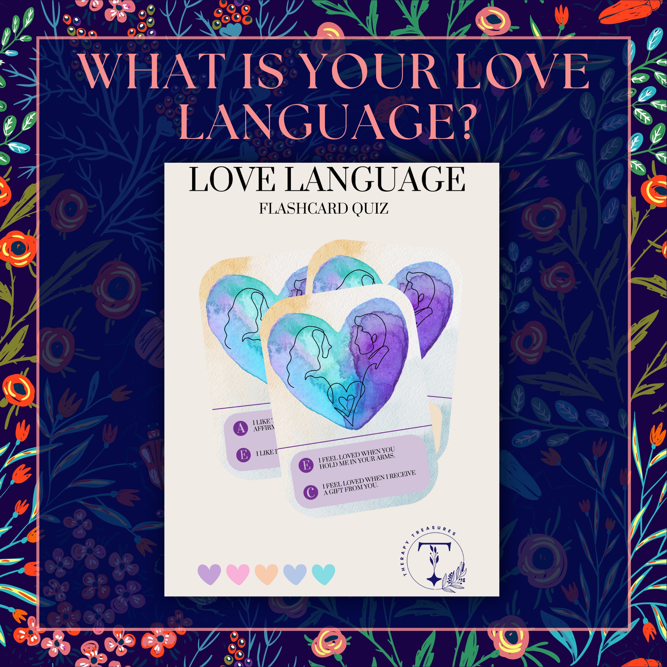 Love Languages Flashcard Quiz, Discover Your Love Language