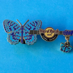 Hard Rock Cafe Butterfly-Gitarre mit Anhänger, 2007