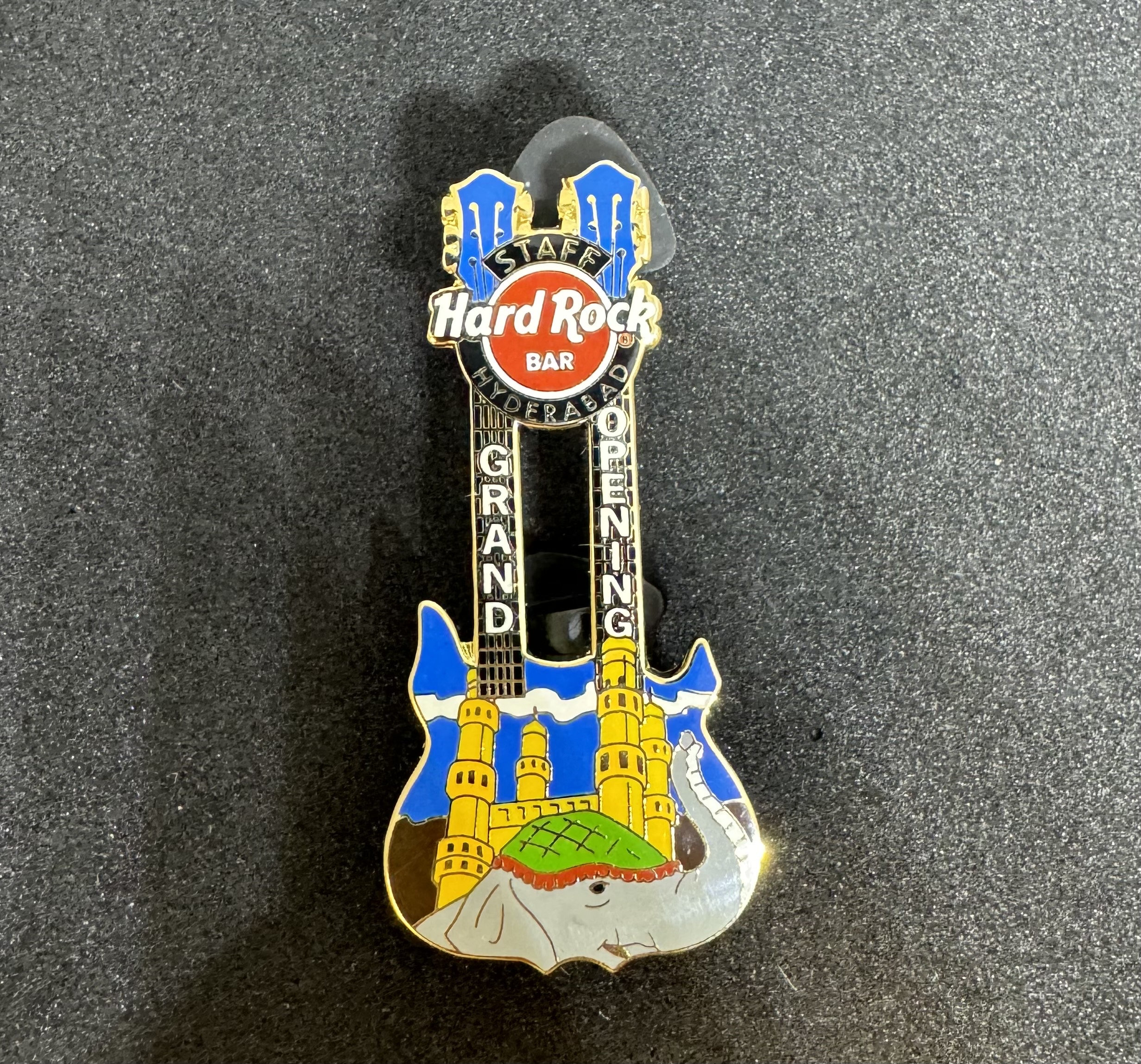 Hard Rock Cafe Hyderabad - Grand Opening Staff Pin, Double-neck