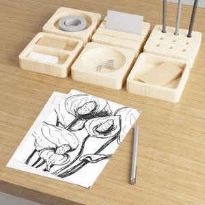 Botanical Art Postcards - Hand-Illustrated Floral Greeting Cards, Vintage-Inspired Unique Mail & Art Collectibles