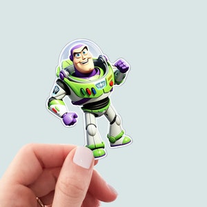 Cute Cartoon Buzz Lightyear Sticker