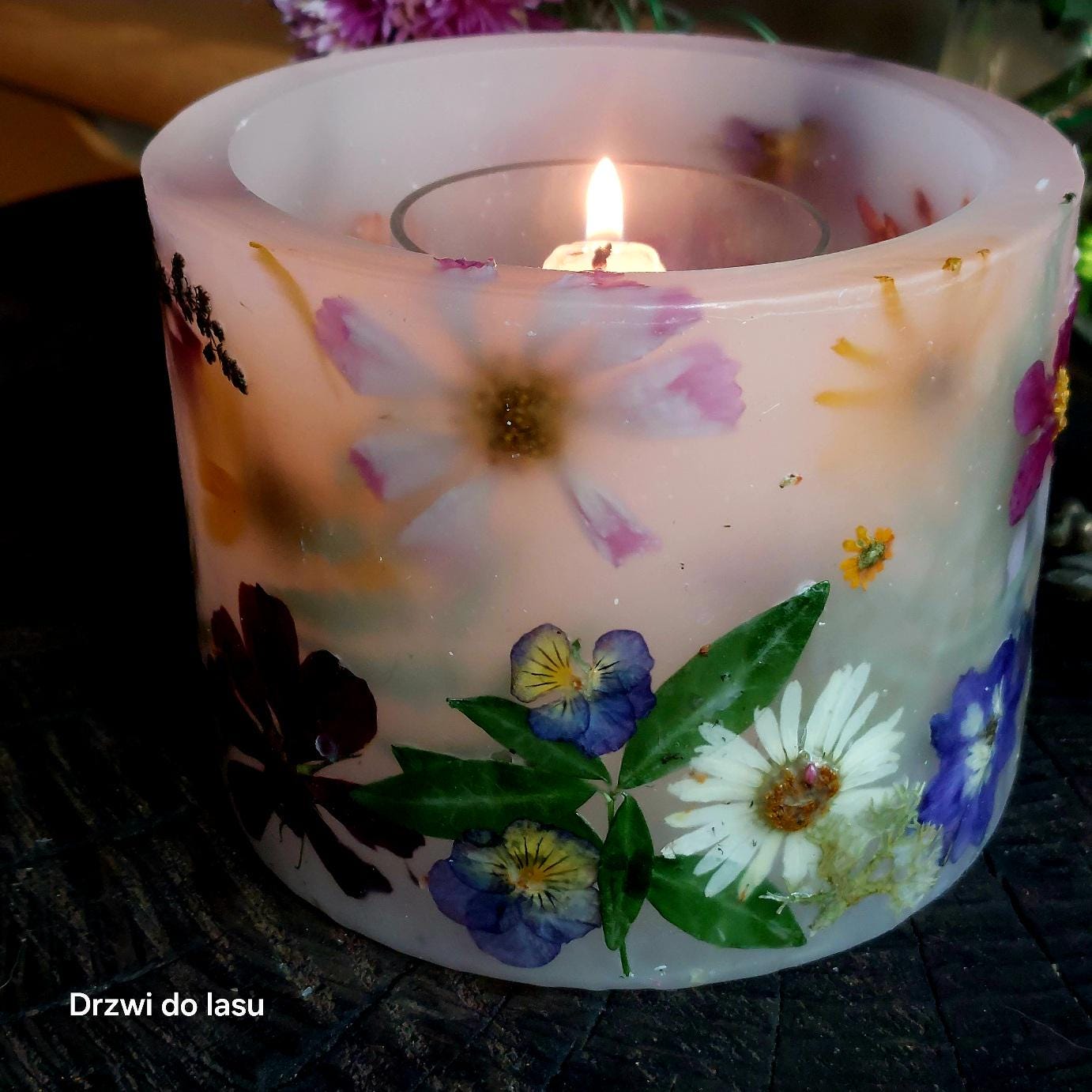 Pressed Flower Lantern