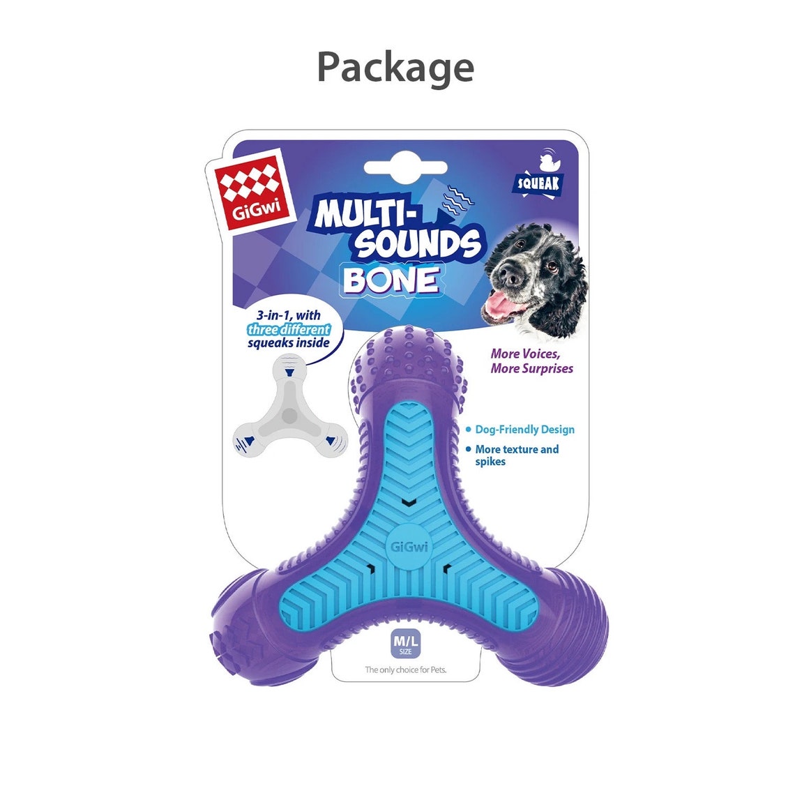 Interactive Dog Toys, TPR thermoplastic Rubber Dog Toys, Squeaky Dog
