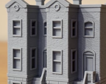 Houston Modern Apartments Number 5, Z / N / TT / HO-Scale (3D Printed Building)