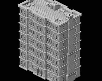 Appartamenti Pauvre, scala Z/N (edificio stampato in 3D)
