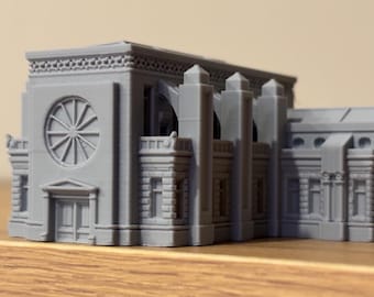 Tortoise Street Librarium, 1:400 / Z / N-Scale (3D Printed Building)
