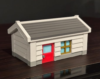 Pewter City House from Pokémon FireRed and LeafGreen (3D Printed Building)